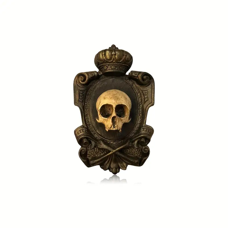 Gothic Skull Wall Hanging Decor - Resin Pendant-0