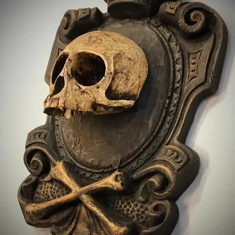Gothic Skull Wall Hanging Decor - Resin Pendant-2