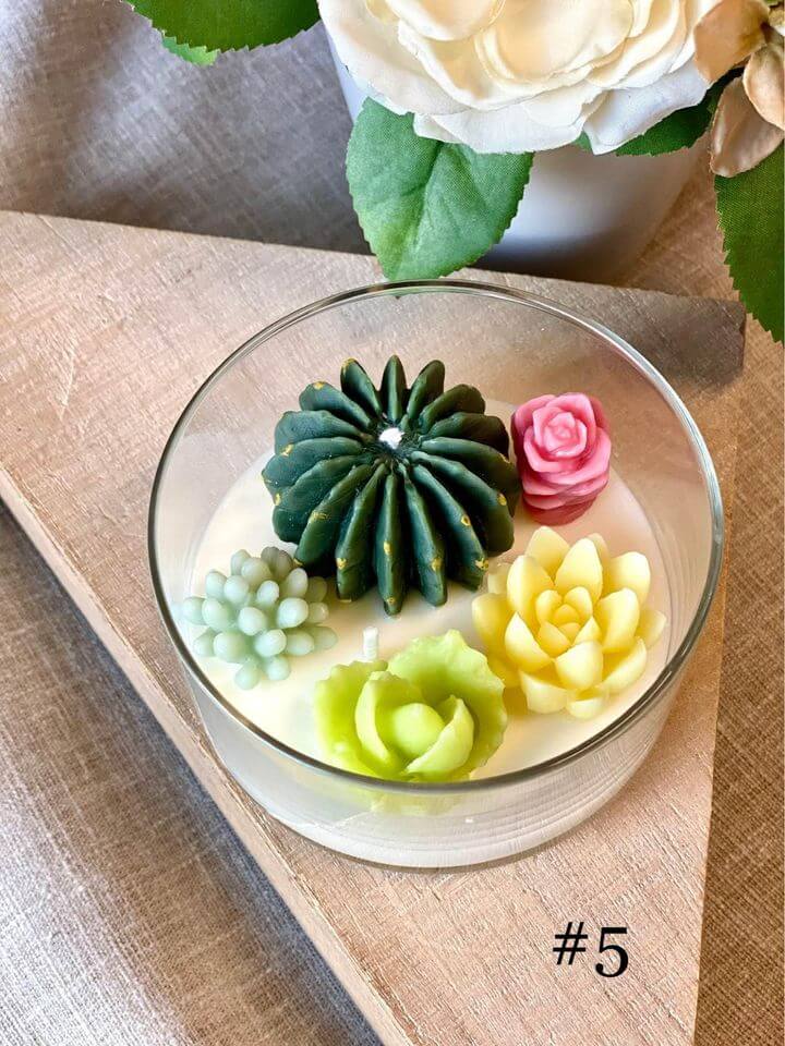 Garden Terrarium Candle – A Touch of Nature’s Serenity-8