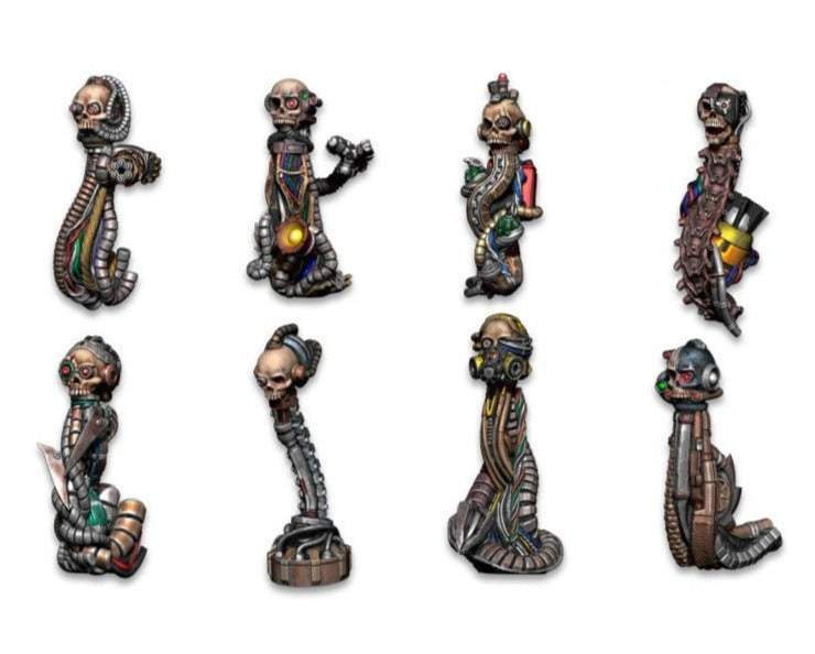 Green Stuff World Resin Mechanical Skulls-0
